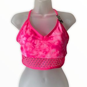 NWT Pink Victoria’s Secret Pink Tie-Dye Sports Bra